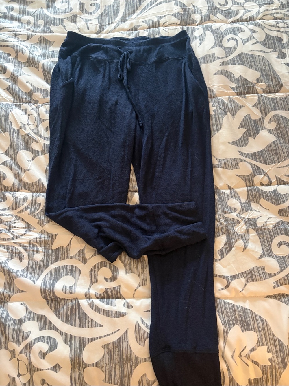 bobeau Navy Lounge Jogger Pants